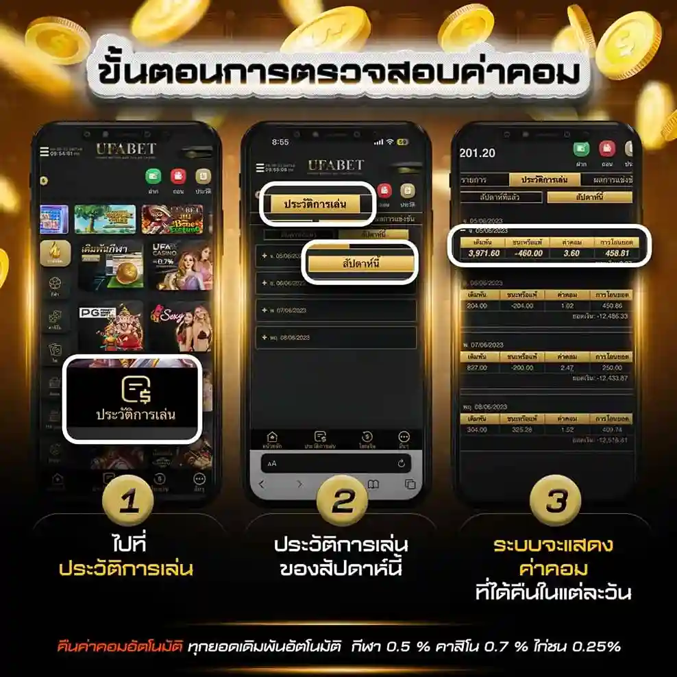 ขั้นตอนการตรวจสอบค่าคอม